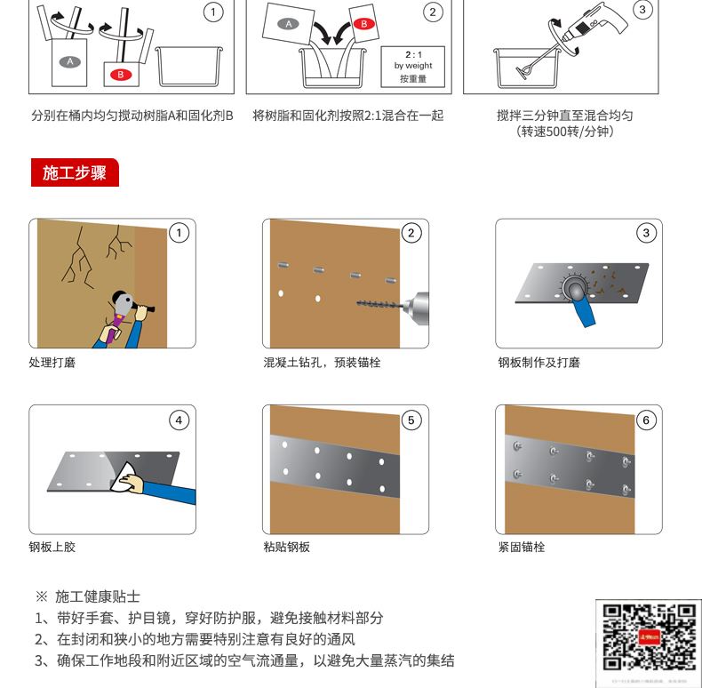 包钢北流粘钢加固施工过程